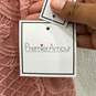 NWT Premier Amour Womens Pink Lace Short Sleeve Back Zip A-Line Dress Size 14 image number 6