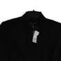 NWT Womens Black Notch Lapel Long Sleeve One Button Blazer Size 10 image number 3