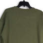 NWT Womens Green Crew Neck Long Sleeve Knit Pullover Sweater Size S image number 4
