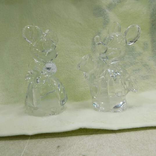 Lenox Disney Lead Crystal Glass Minnie And Minnie Mouse Salt & Pepper Shakers image number 4