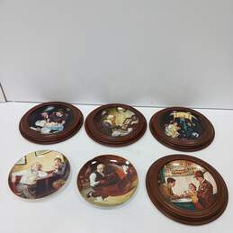 6pc. Set of  Knowles Norman Rockwell Plates