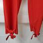 Grace Karin Red Bow Tie Elastic Waste Pants Women's Medium NWT image number 2