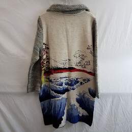 Anthropologie Aldo Martins Ocean Funnel Neck Sweater Coat Size L alternative image