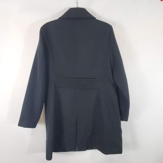 Liz Claiborne Women Black Coat Sz XL image number 4