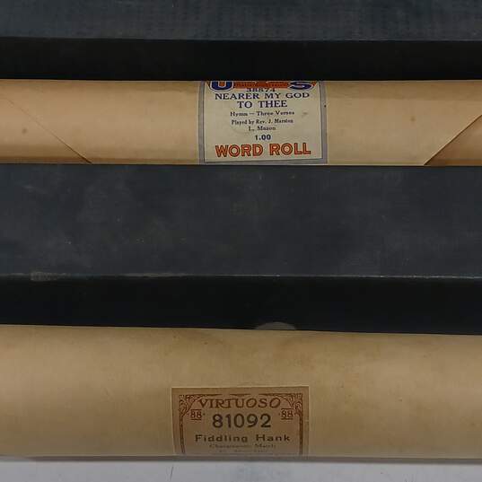 Bundle of 6 Vintage Assorted Piano Music Rolls image number 4