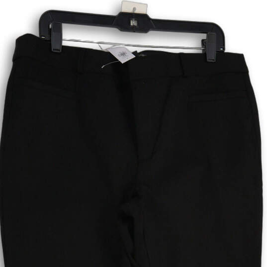 NWT Womens Black Stretch Modern Sloan Straight Leg Dress Pants Size 14 image number 3