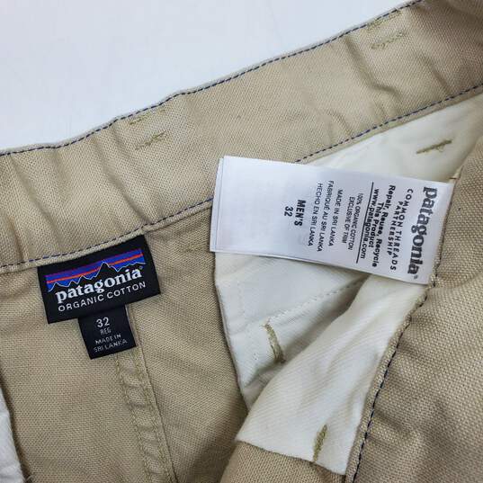 Patagonia Organic Cotton Khaki Pants Men's Size 32 image number 3