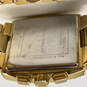Designer Michael Kors Gold-Tone Stainless Steel Chronograph Wristwatch image number 4
