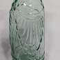 Vintage Green Glass Embossed Decanter image number 5