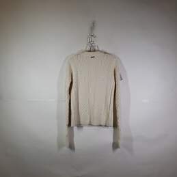 Womens Knitted Long Sleeve Crew Neck Pullover Sweater Size Small alternative image