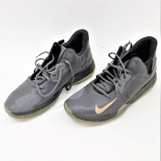 Nike KD Trey 5 VII Dark Grey Club Gold Men's Shoe Size 10 image number 1