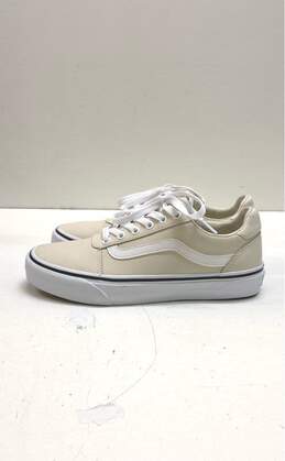 Vans Leather Lace Up Low Sneakers Beige 8 alternative image