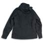 Womens Black Long Sleeve Mock Neck Pockets Hooded 3-in-1 Full-Zip Jacket Size XL image number 2
