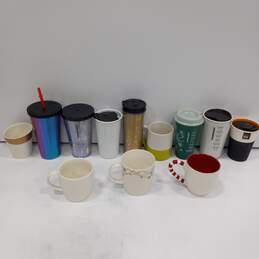 Bundle Of 12 Different Size, Color And Design Starbucks Coffee Cups alternative image