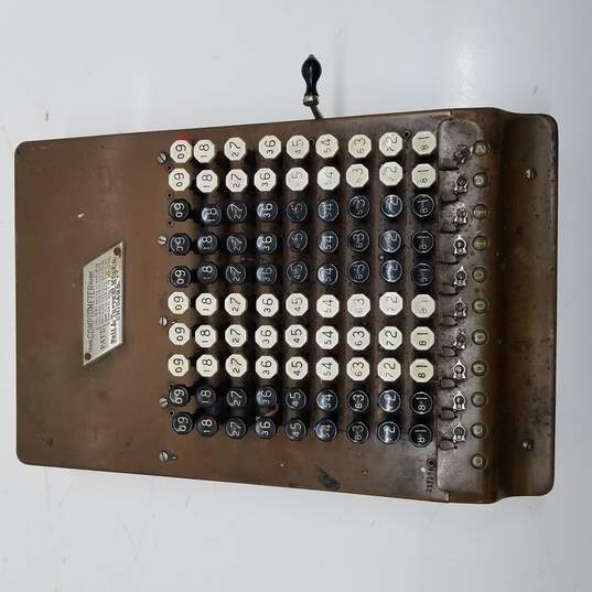 Felt & Tarrant Mfg Co Chicago Comptometer Adding Machine Vintage Collectible image number 4