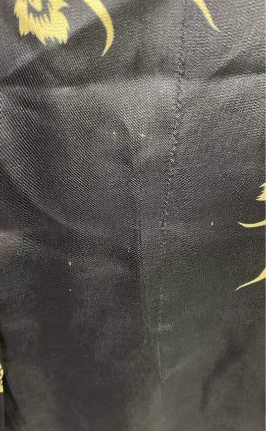 Dries Van Noten Men Black Printed Button Up Shirt Sz 38 image number 5