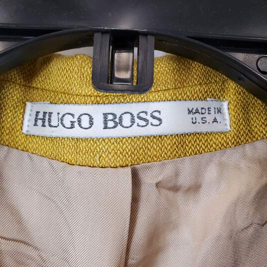 Hugo Boss Men's Mustard Sport Coat SZ 38R image number 5