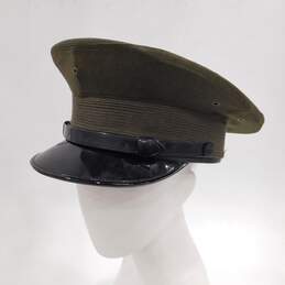 Vintage USMC Marine Corps & US Army Men's Uniform Dress Caps Hats alternative image
