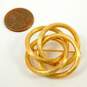 14k Yellow Gold Satin Finish Knot Brooch 6.2g image number 2