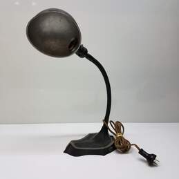 Antique 1920's Gooseneck Robert Schwartz Desk Lamp- NOT Test