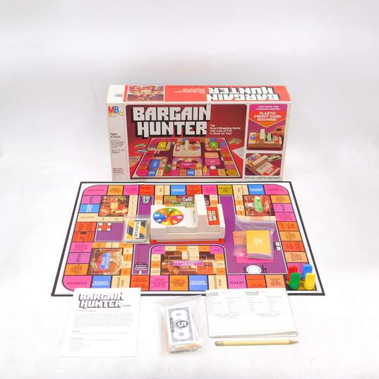 VNTG 1981 Bargain Hunter Board Game Milton Bradley Complete image number 1