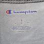 Champion Gray 1/4 Zip Up Cougars Athletic Sweatshirt Size L image number 3