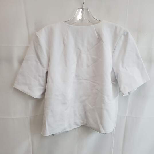 Express White Short Sleeve Pullover Top NWT Women's Size M image number 2