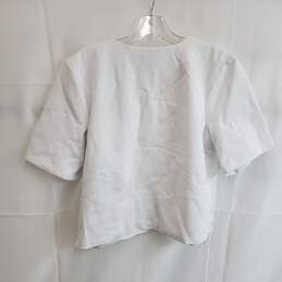 Express White Short Sleeve Pullover Top NWT Women's Size M alternative image