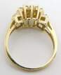 14K Yellow Gold 0.50 CTTW Diamond Pearl Ring 4.8g image number 2