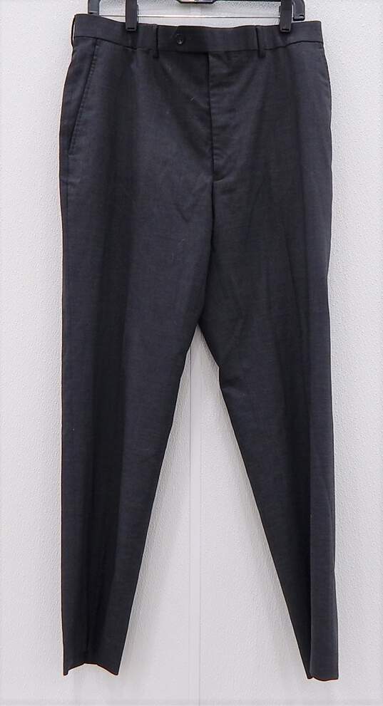 Hart Schaffner Marx Men's Dark Gray Size 34R Dress Pants image number 1