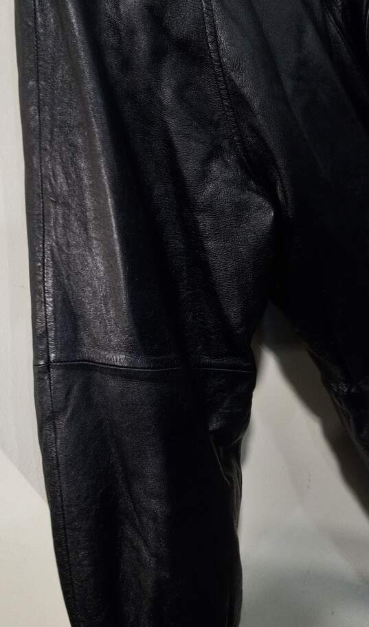 Pelle Studio Wilsons Men's Black Leather Jacket Size M image number 12