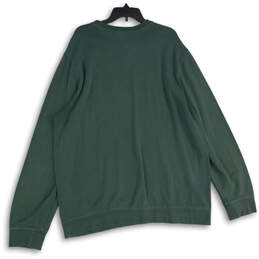 Mens Green Long Sleeve Crew Neck Classic Pullover Sweater Size XL Tall alternative image
