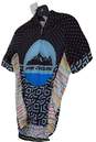 Boys Multicolor Short Sleeve Full Zip Activewear Cycling T Shirt Size M image number 2