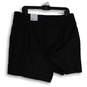 NWT Womens Black Pleated Slash Pocket Mid-Rise Sailor Shorts Size 14 image number 2