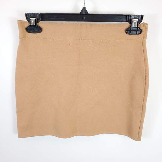 Urban Outfitters Women Camel Knitted Mini Skirt XS NWT image number 2