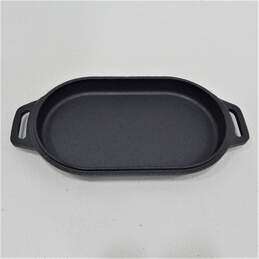 UUNI Cast Iron Sizzler Pan and Handle, with Wooden Base alternative image