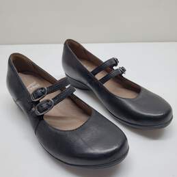 Dansko Women's Fynn Comfort Shoes Black Leather Size 37 alternative image