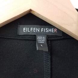 Eileen Fisher Black Button Up Jacket Women's L alternative image