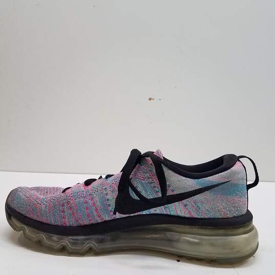 Nike Flyknit Max Chlorine Blue, Pink Blast Sneakers 620659-104 Size 7 image number 2
