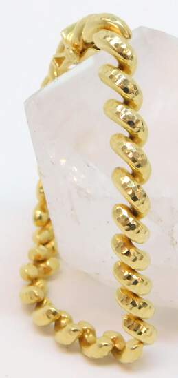 Elegant 14k Yellow Gold San Marco Chain Bracelet 16.7g alternative image