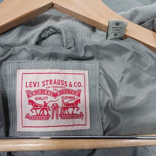 Women's Mint Levi's Corduroy Jacket Size M image number 4