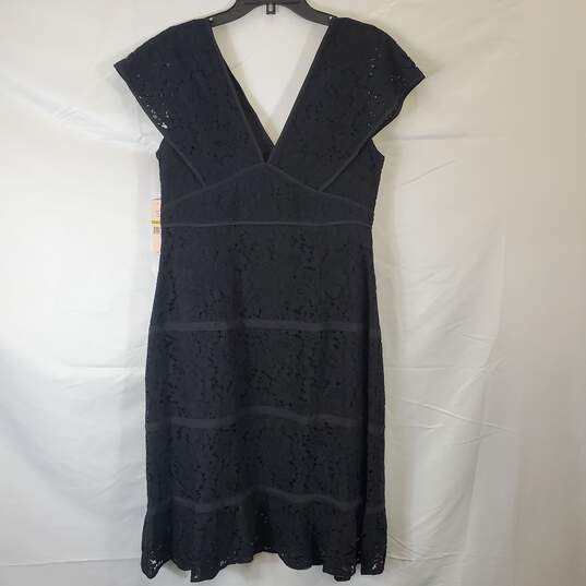 Nanette Lepore Black Lace Dress Sz 14 NWT image number 2
