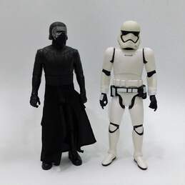 Large Star Wars Kylo Ren and Storm Trooper 18 Inch Action Figures Lucasfilm