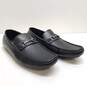 Guess Black Faux Leather Loafers Men US 11 image number 3