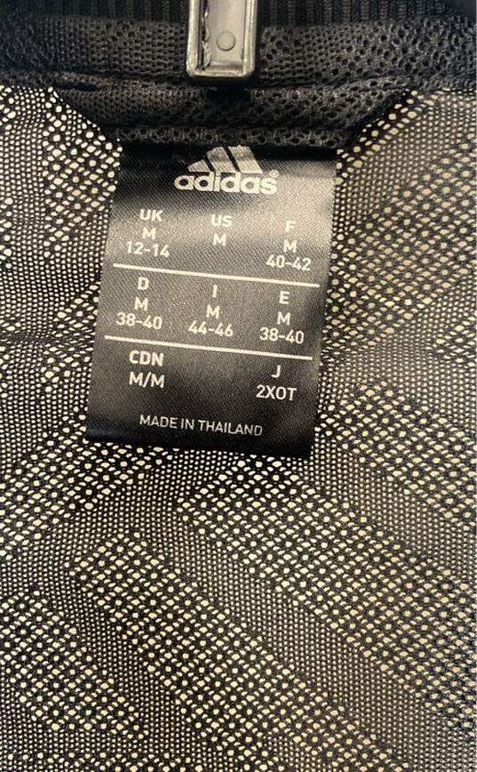 Adidas Black Crop Jacket - Size Medium image number 3