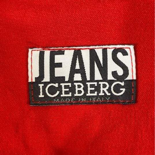 Iceberg Jeans Red Jacket - Size X Large image number 3