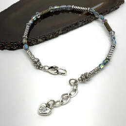Designer Brghton Rope Silver-Tone Lobster Clasp Beaded Chain Bracelet alternative image