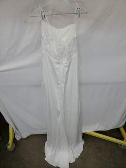 VTG. Wm Lulus White Lace Sleeveless Maxi Dress Sz M alternative image