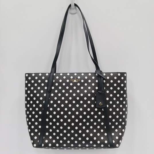 Women's Black & White Dotted Kate Spade New York Purse image number 1