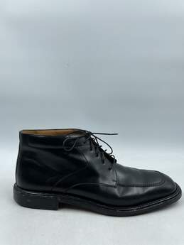Authentic Salvatore Ferragamo Black Ankle Boots M 9.5D